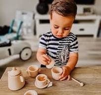 houten servies speelgoed