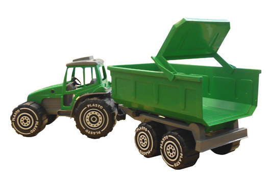 tractor speelgoed buiten