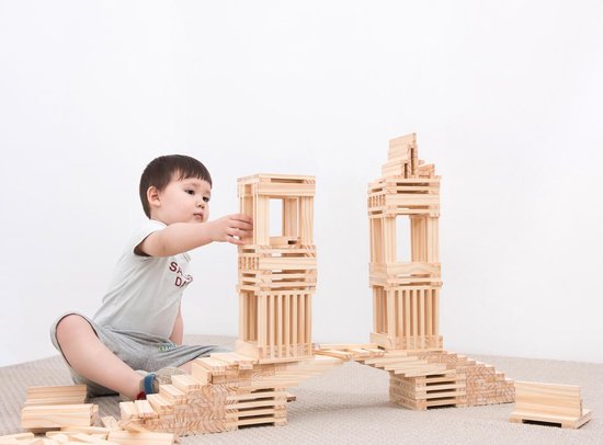 Houten Constructiespeelgoed: Bouwen met Natuurlijke Materialen